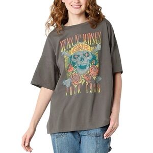 GUNS N ROSES Oversized Graphic Shirt